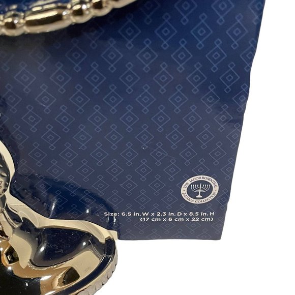 Rite Lite Mini Menorah Silver and Chanukah Candles Set Blue Pack of 44 Candles - Picture 7 of 11